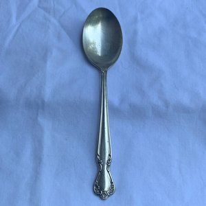 Vintage Rogers & Bro Silver-plate Daybreak Elegant Lady Pattern Table Spoon